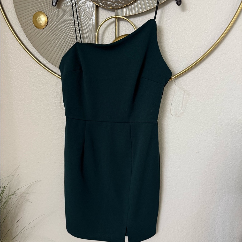 Altar'd State Dark Green Mini Dress